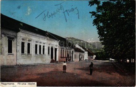 1916 Nagymaros, Fő utca. Breuer Jenő kiadása (fl)
