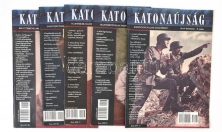2010-2012 Katonaújság c. hadtörténelmi folyóirat 5 db száma