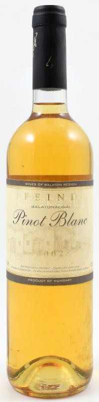 2002 Feind Balatonaligai Pinot Blanc, bontatlan palack száraz fehérbor, 0,75 l