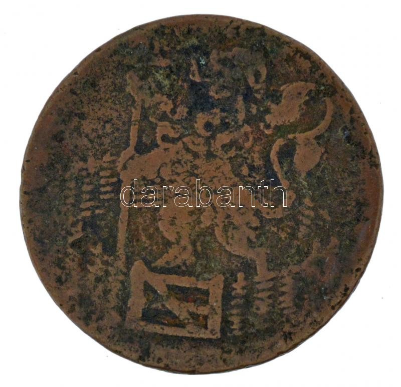Hollandia 1780. 1D bronz T:2-,3 patina Netherlands 1780. 1 Duit bronze C:VF,F patina Krause KM#80 - Image 2