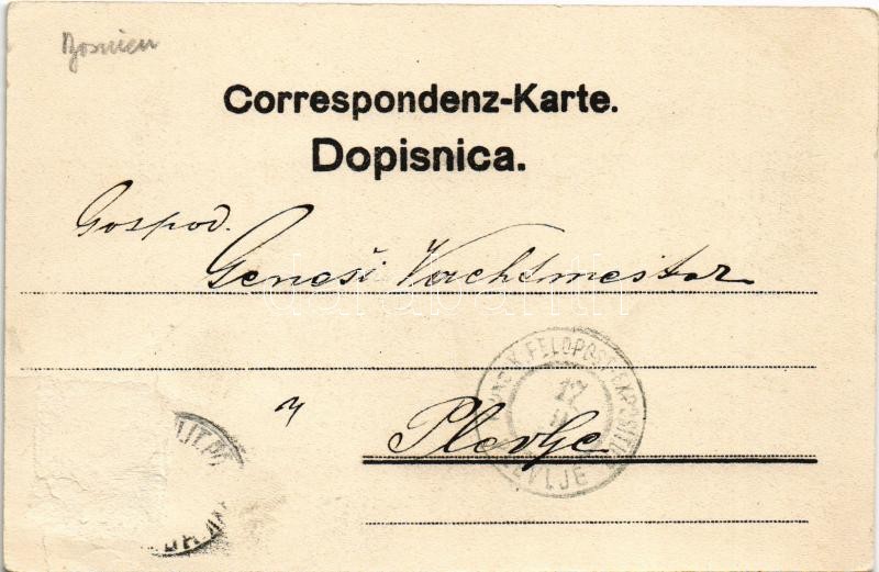 Gorazde, Gorazda; general view. Verlag Hermann Wasserstein (Rb) - Image 2