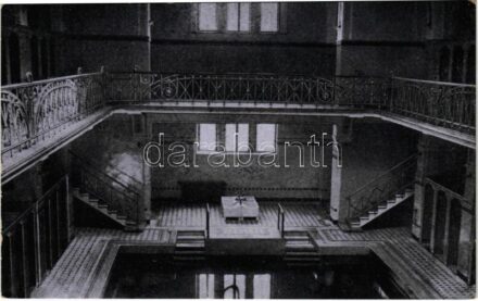 Sofia, Sophia, Sofiya; L'intérieur des bains de Sofia / spa, bath, interior + 'K.u.K. Mobiles Reserve-Spital 4/14'
