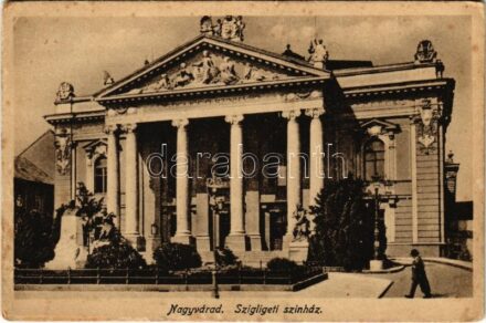 1918 Nagyvárad, Oradea; Szigligeti színház / theatre (kis szakadás / small tear)