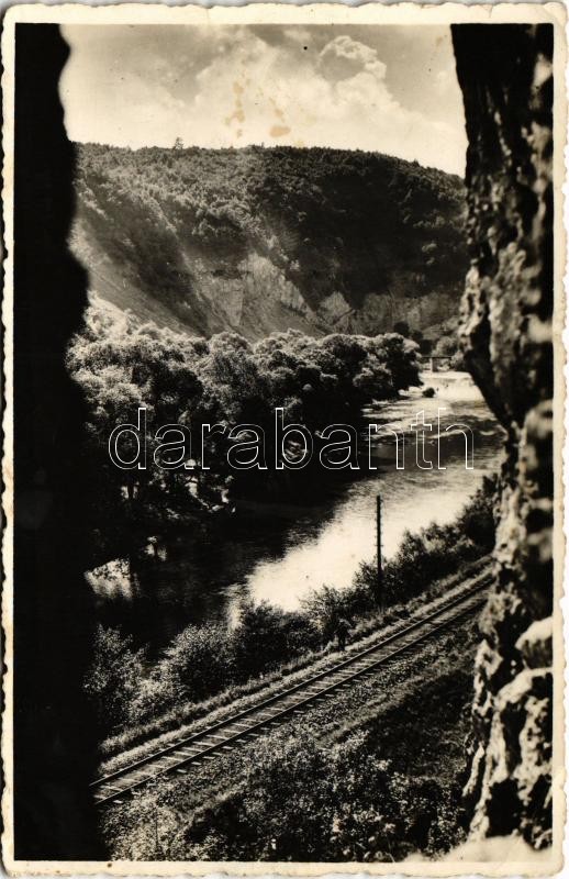 1942 Királyhágó, Bucsa, Bucea; Sebes-Körös völgye, vasútvonal / Crisul Repede valley, railway line (fl)