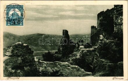 1932 Visegrád, várrom (EK)