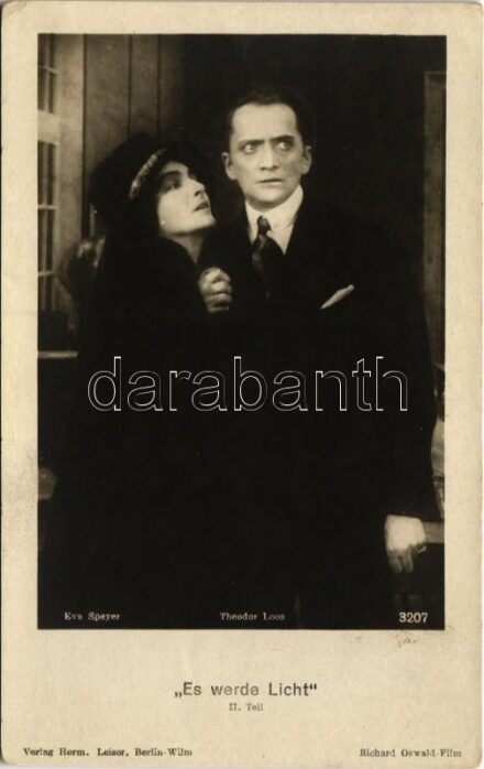 'Es werde Licht' II. Teil. Eva Speyer, Theodor Loos. Richard Oswald-Film (EK)