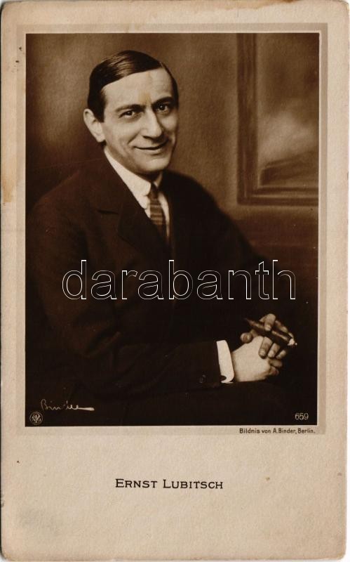 Ernst Lubitsch. Bildnis von A. Binder (fl)