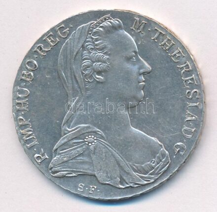 Ausztria 1780SF Tallér Ag 'Mária Terézia' utánveret T:1- Austria 1780SF Thaler Ag 'Maria Theresia' restrike C:AU Krause KM#T1