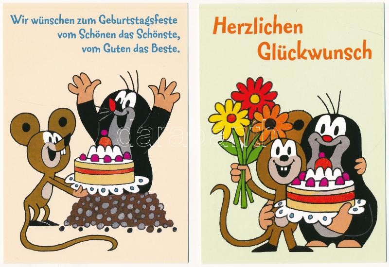 16 db MODERN használatlan motívum képeslap: mese, báb és rajzfilm / 16 modern unused motive postcards, cartoons, puppet films - Image 2