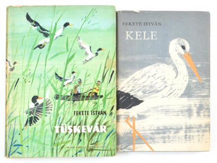 Fekete István 2 könyve: Kele. Bp., 1964, Magvető. Kiadói félvászon-kötés, kiadói papír védőborítóban. + Tüskevár. Szecskó Tamás rajzaival. Bp., 1966, Móra. Kiadói félvászon-kötés, kissé szakadt kiadói papír