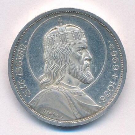 1938. 5P Ag 'Szent István' T:1- kis ph, egy karc Adamo P8.1