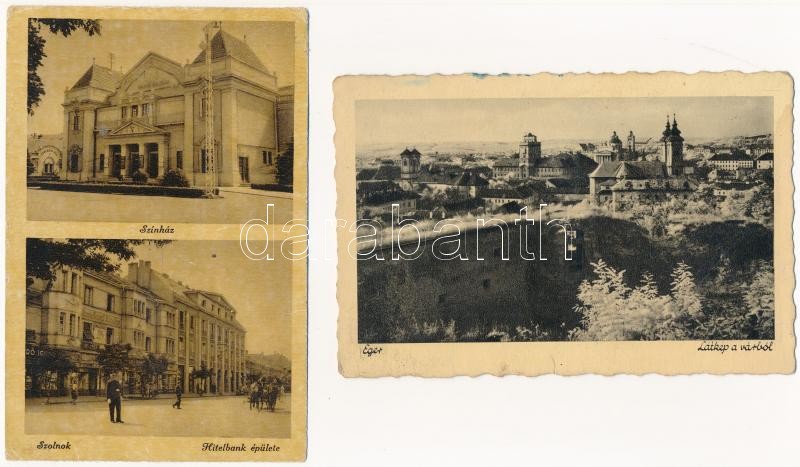 6 db RÉGI magyar város képeslap / 6 pre-1945 Hungarian town-view postcards - Image 2