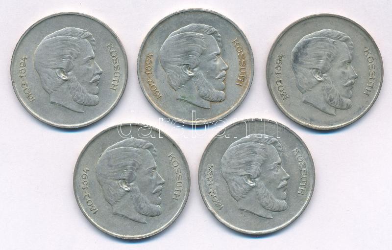 1947. 5Ft Ag 'Kossuth' (5x) T:2,2- patina Adamo F8.1