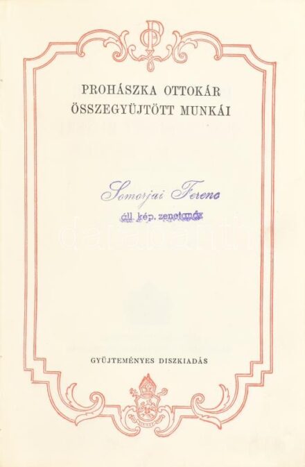 Prohászka Ottokár: Az igazság napszámában. Prohászka Ottokár Összegyűjtött Munkái XXI. köt. Bp., 1929, Szent István-Társulat, XI+292 p. Átkötött félbőr-kötésben, a borítón kis sérüléssel, foltokkal, belül jó állapotban,