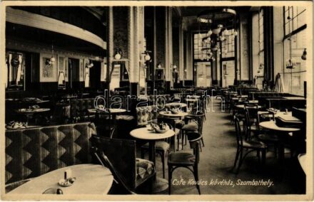 Szombathely, Café Kovács kávéház, belső