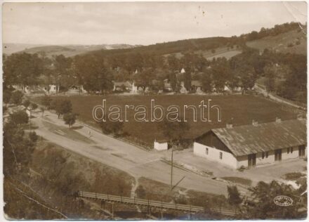 Bánszállás (Ózd), Rimamurány-Salgótarjáni Vasmű r.-t. bánszállási kőszénbánya, látkép. Csiky Foto (gyűrpdések / creases)