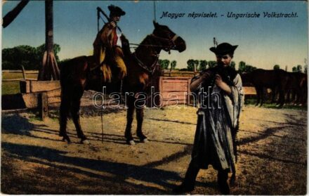 1930 Hortobágy, Magyar népviselet, folklór