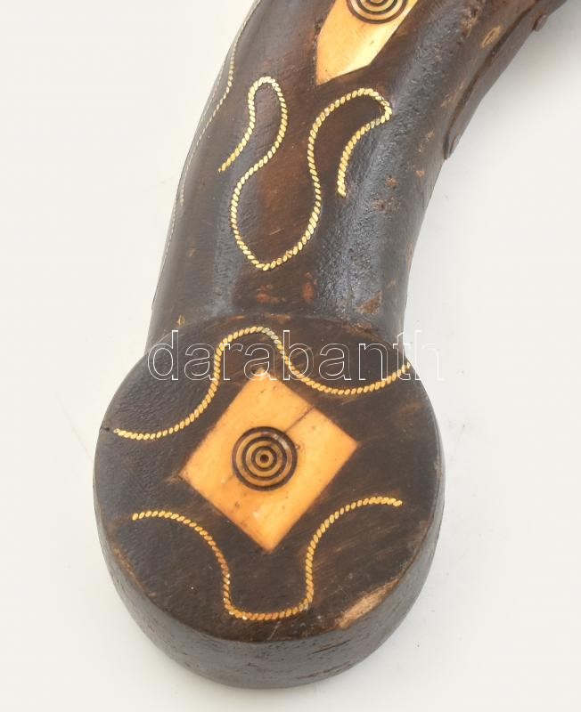 Keleti dísz puska, rozsdanyomokkal, h: 52 cm - Image 3