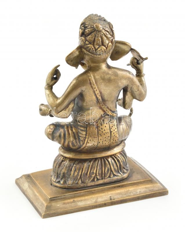 Bronz Ganésa, jelzés nélkül, m: 19 cm - Image 3