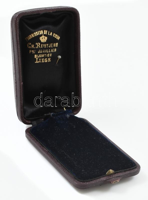 Régi ékszertartó dobozka, 10x6cm - Image 2