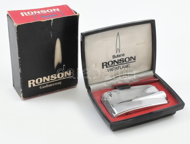 Ronson öngyújtó dobozában, m: 4 cm