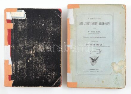 Brück, Heinrich (1831-1903): A keresztény egyháztörténelem kézikönyve, 3 kötet: Dr. Brück Henrik: Egyháztörténelem. Akadémiai felolvasásokra és magánhasználatra. (I. időszak). Ford.: Zoványi Mihály. + A keresztény