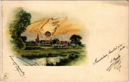 1901 Winkler & Schorn 'Sonnenschein'-Postkarte Serie XVIII. litho (EK)