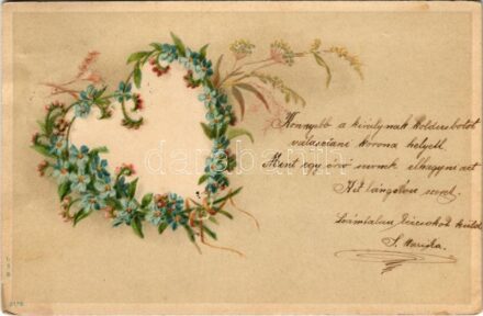 1901 Flowers. litho (EK)