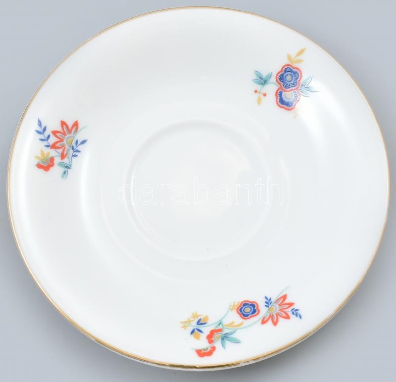 Edelstein Bavaria porcelán teás csésze, jelzett, kopásnyomokkal, 1930 körül. - Image 2