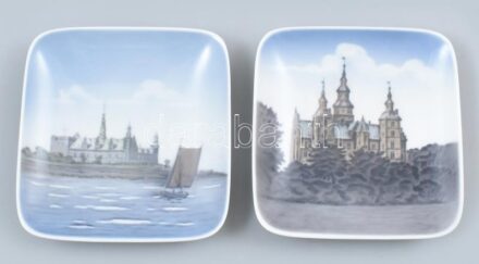 2db Roxal Copenhage, dán tálka, jelzett, hibátlan, d: 13 cm