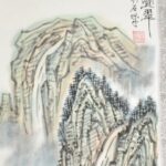 2 db kínai fali tekercs, szép állapotban, 160x45cm - Image 3
