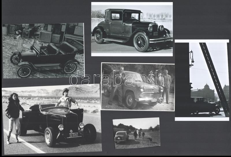 cca 1929 és 1989 között készült felvételek különféle autókról, 13 db vintage fotó és/vagy mai nagyítás, és/vagy negatív, 15,5x24 cm és 6x6 cm között - Image 2