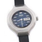 Seiko automata karóra, működik, kopásokkal, apró karcokkal, sérült szíj, d: 30 mm