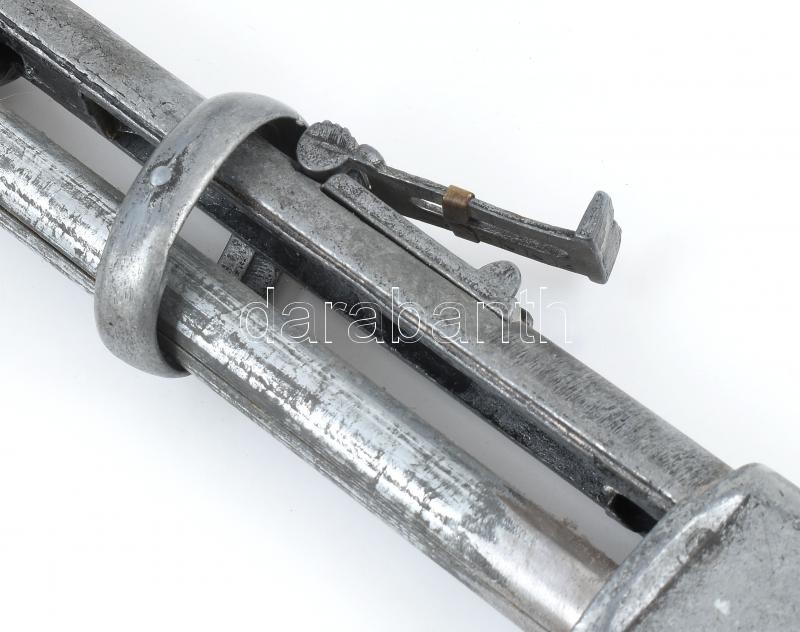 Régi puska, kopott, jelzés nélkül, h: 100 cm - Image 4