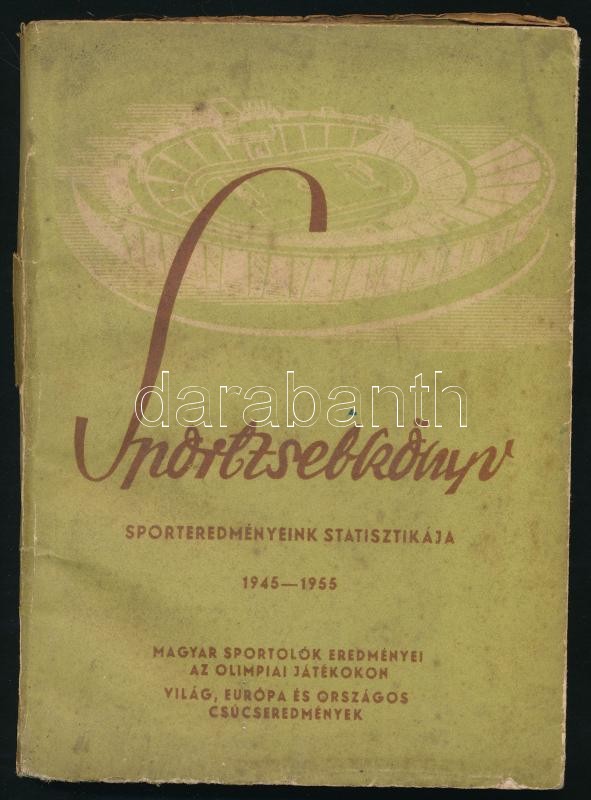 Sportzsebkönyv. Sporteredményeink statisztikája 1945-1955. Magyar sportolók eredményei az olimpiai játékokon. Világ-, Európa- és országos csúcseredmények. Összeáll. és a bevezető tanulmányt írta: Dr. Tamásy József. Török