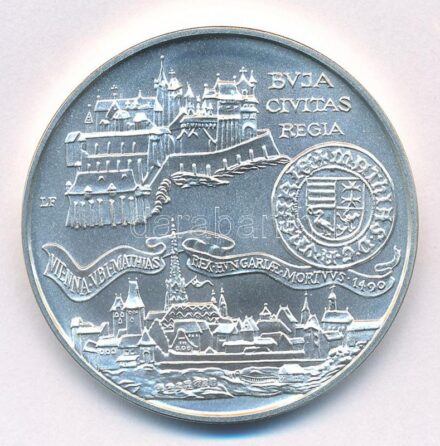 1990. 500Ft Ag 'Mátyás király - Buda' T:BU Adamo EM114