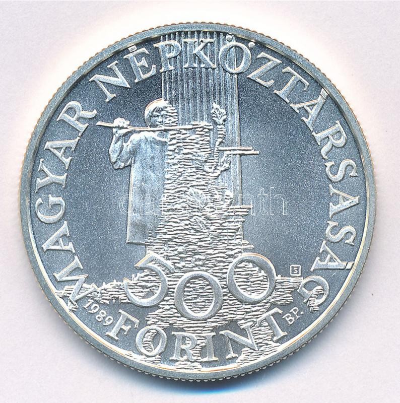 1989. 500Ft Ag 'Védd a gyermekeket!' T:BU Adamo EM109 - Image 2