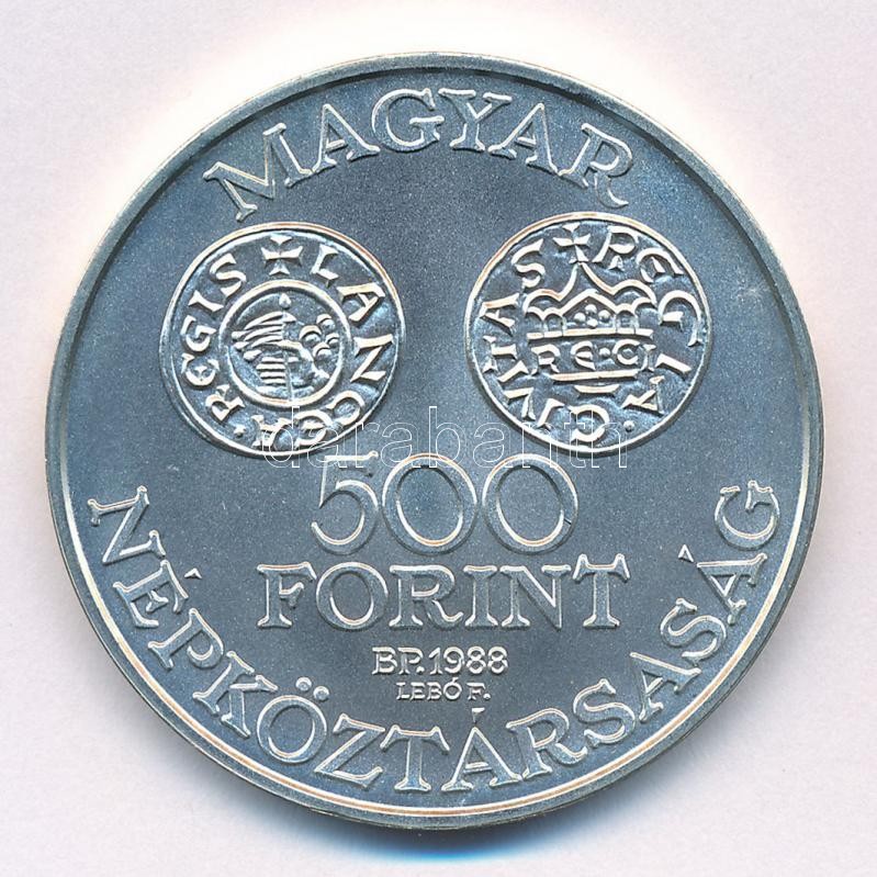 1988. 500Ft Ag 'Szent István' T:BU Adamo EM102 - Image 2