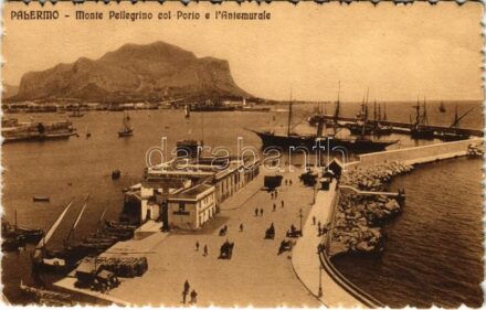 Palermo, Monte Pellegrino col Porto e l'Antemurale