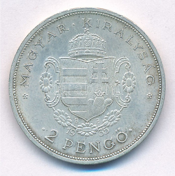 1935. 2P Ag 'Rákóczi' T:2 Adamo P7.2 - Image 2