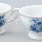 Rosenthal 6 db mokkás csésze, mázalatti kékkel festett porcelán, hibátlan, jelzett. - Image 4
