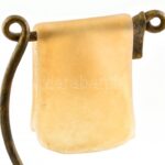 Antikolt design asztali lámpa, működik, szép állapotban, m: 41 cm CSAK SZEMÉLYES ÁTVÉTEL, NEM POSTÁZZUK! / ONLY PERSONAL COLLECTION! - Image 2