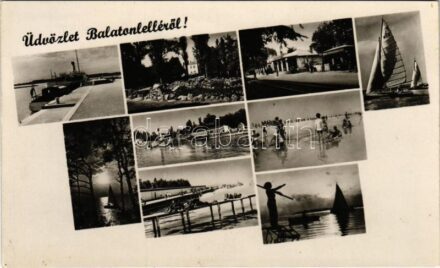 Balatonlelle, strand, vitorlás