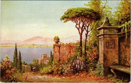 Landscape art postcard. 'PELUBA' 266. (Rb)