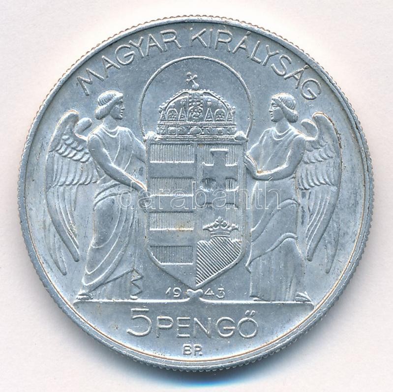 1943. 5P Al 'Horthy 75. születésnapjára' T:1- Adamo P8.3 - Image 2