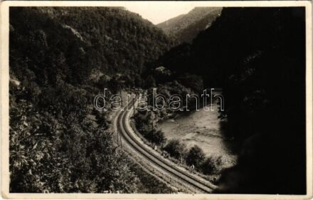 Királyhágó, Bucsa, Bucea; Sebes-Körös völgye, vasútvonal / Crisul Repede valley, railway line