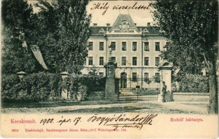 1900 Kecskemét, Rudolf laktanya. Nachbargauer János 9016. (EK)