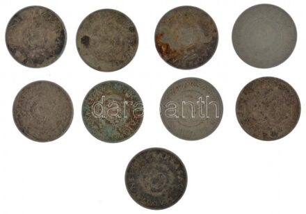 1950-1965. 2Ft Cu-Ni (9x) T:2-3 patina