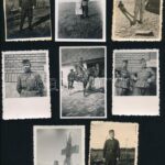 cca 1940-1945 Vegyes katonai fotó tétel, 17 db, 5,5×9 cm