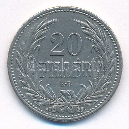 1893KB 20f Ni T:2,2- karc Adamo K4